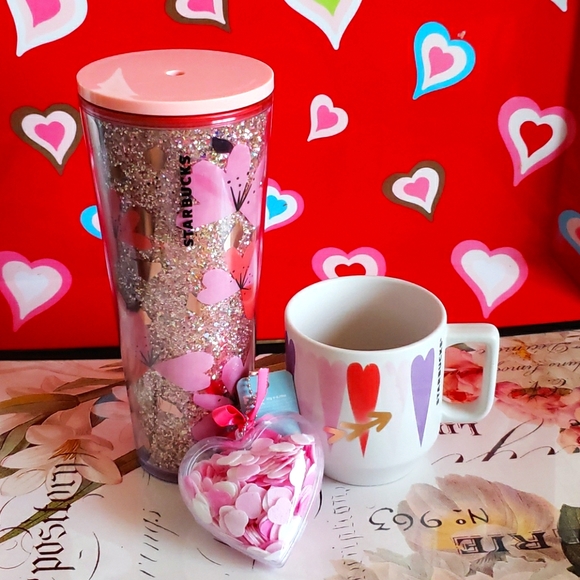 STARBUCKS VALENTINES SET BUNDLE - Picture 2 of 9